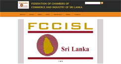 Desktop Screenshot of fccisl.lk